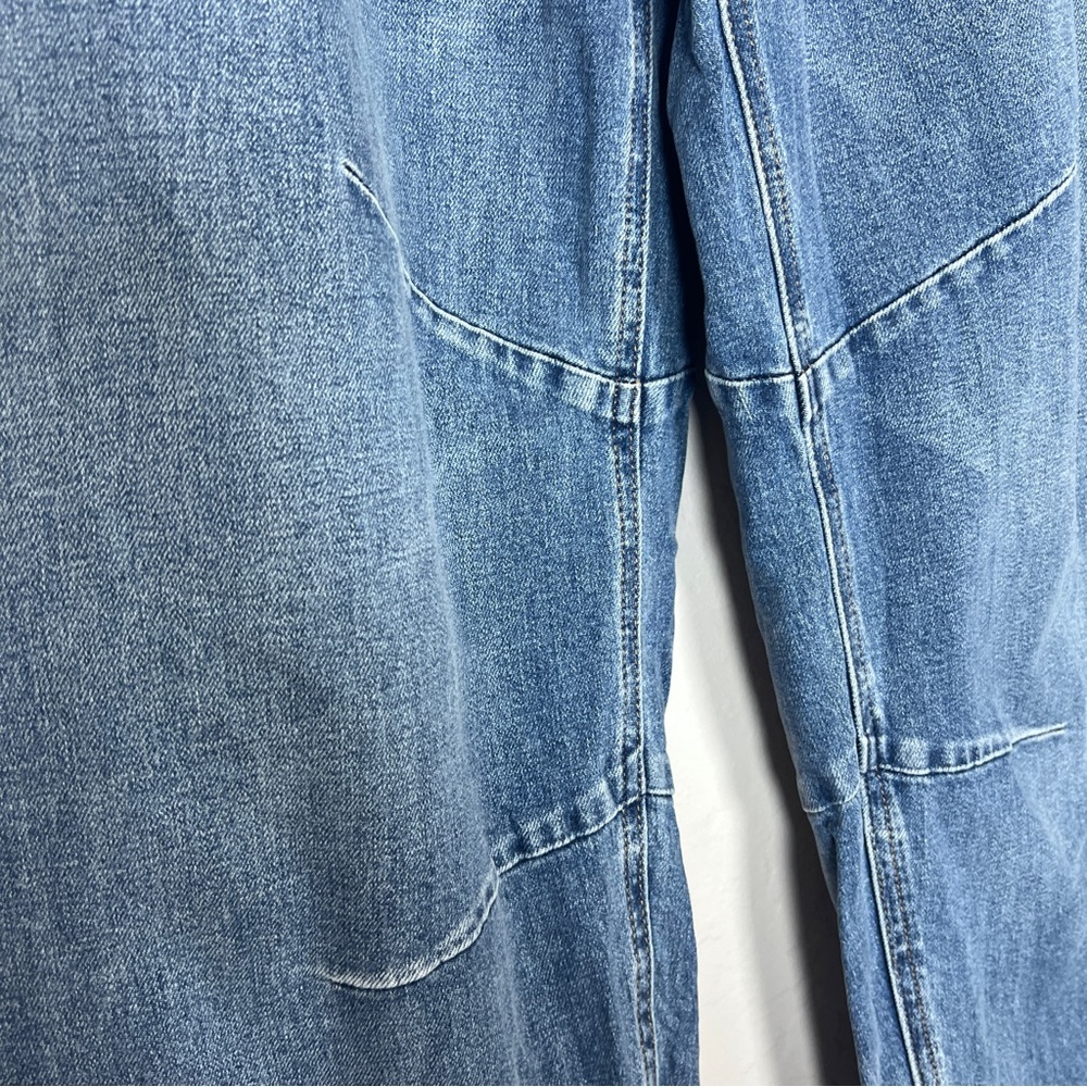 ALICE + OLIVIA Women’s Size 31 Avery Blue Wash Parker Low Rise Balloon Leg Jeans - Picture 6 of 16